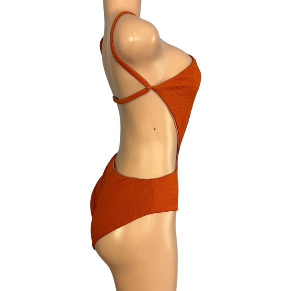 Fella Sabath Cut Out Full Piece Swim Tobacco - Picture 5 of 9